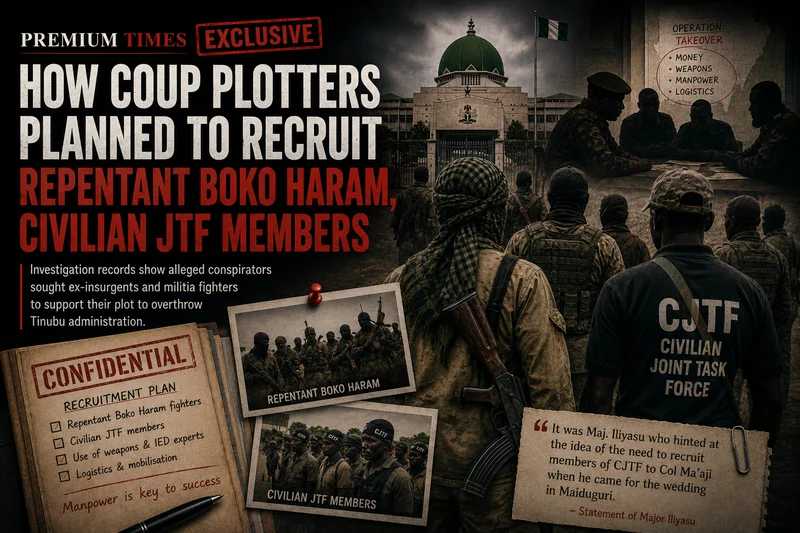 EXCLUSIVE: How alleged coup plotters planned to recruit repentant Boko Haram, civilian JTF members