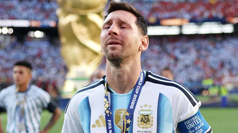 Tears streaming down his face, Messi leaves the World Cup stage a legend