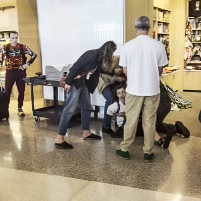 ICE arrest of Ukrainian woman at SFO captured on video