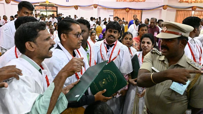 Protest by students briefly mars MSU convocation ceremony