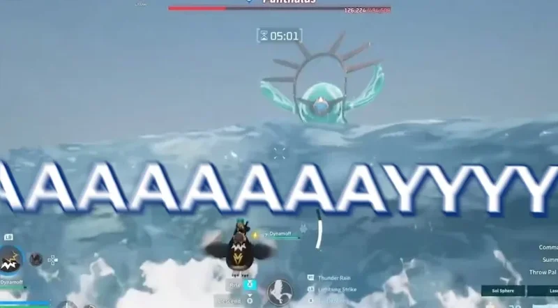 Palworld Players Fight Massive End Game Boss And It Almost Goes Terribly