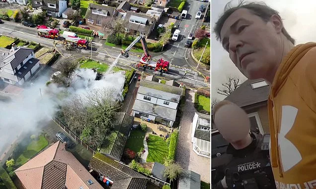 Moment man tells police he should be 'locked up' for blowing up £260,000 childhood home he feared had been left solely to his brother