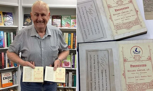 Man returns his late grandfather's overdue library books... 116 YEARS after they were borrowed
