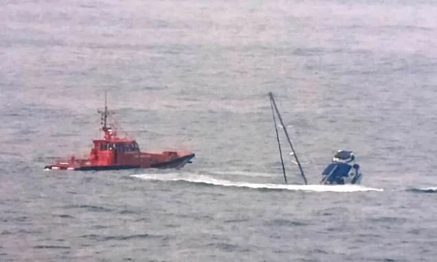 Killer whales attack and sink sailing yacht with crew having to be rescued off Spanish coast