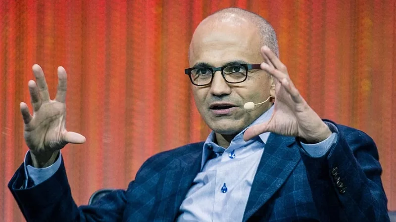 Nadella won’t call it a bubble. He’ll only say how it ends badly.