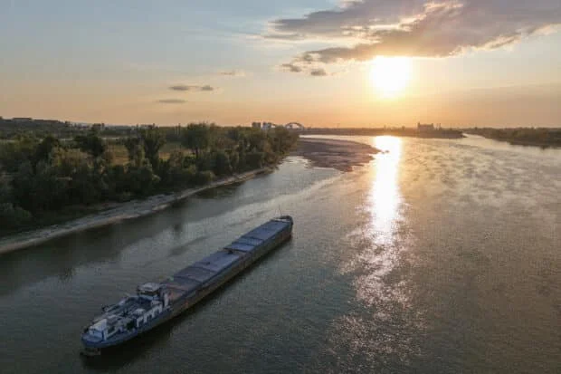 Danube River drops to 'historic lows' as fresh heatwave hits