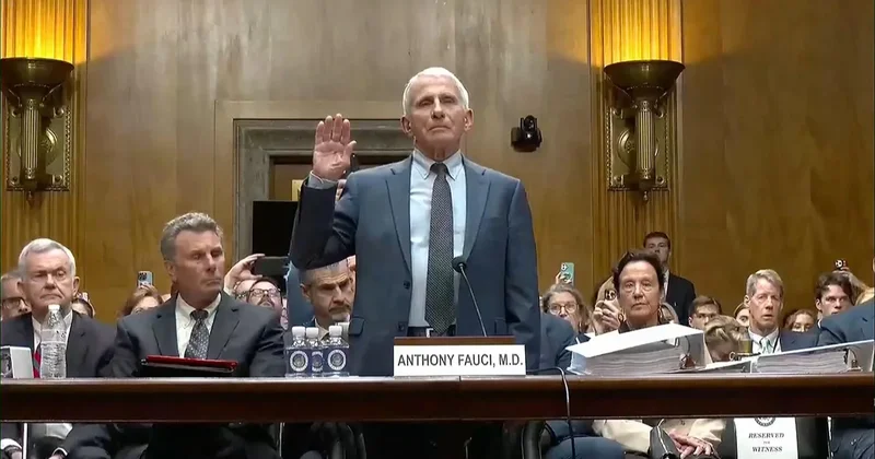 Dr. Fauci invokes the Fifth Amendment at Senate hearing on COVID pandemic