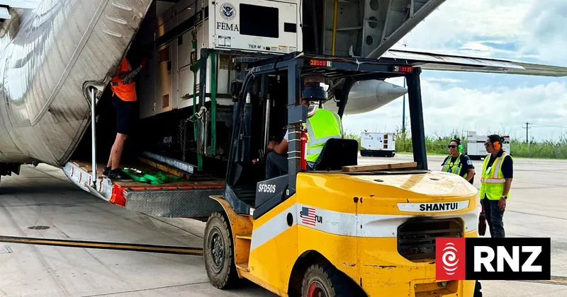 FEMA airlifts generators to Rota as recovery shifts toward restoring ports