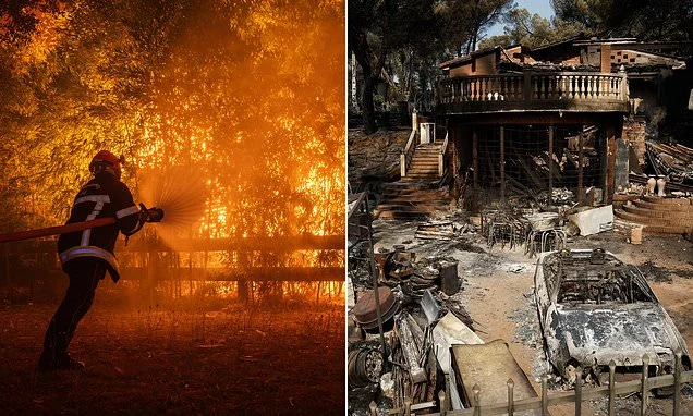 More than 300,000 evacuated following wildfires in France and Spain - as flames reach Bordeaux