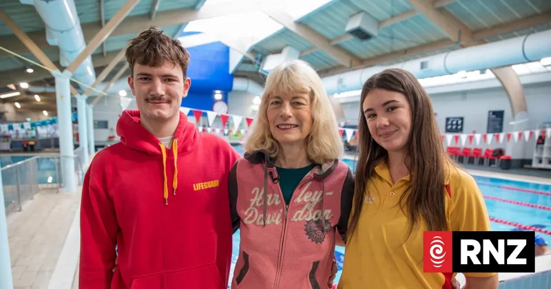 Woman who almost died in Auckland swimming pool returns to thank her saviours
