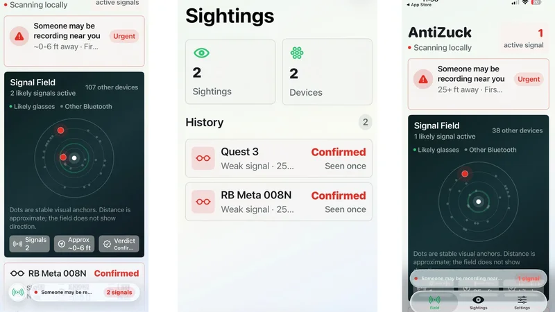 This App Can (Sometimes) Detect Whether Someone Near You Is Wearing Meta Glasses