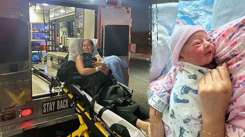 California mom welcomes baby in Jack in the Box parking lot after little girl couldn't wait