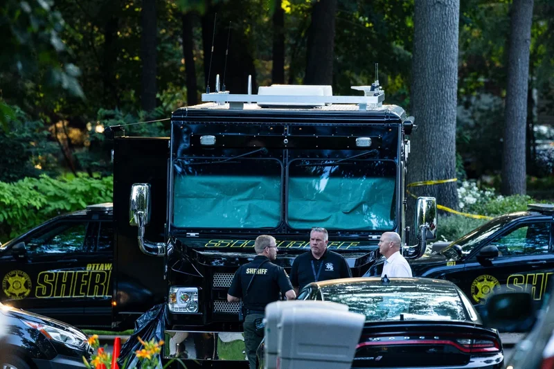 Authorities say man killed his family, then himself, before all were found in Michigan home fire