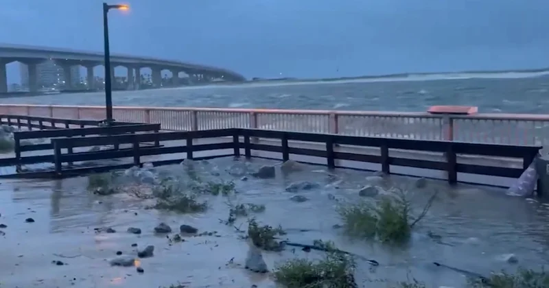 Videos show Tropical Storm Bertha's impact on Gulf Coast