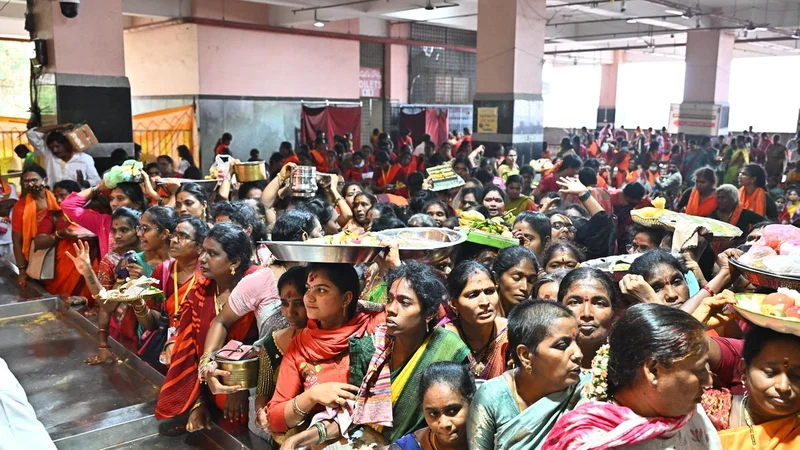 Ashadha festivities draw huge crowds to Kanaka Durga temple