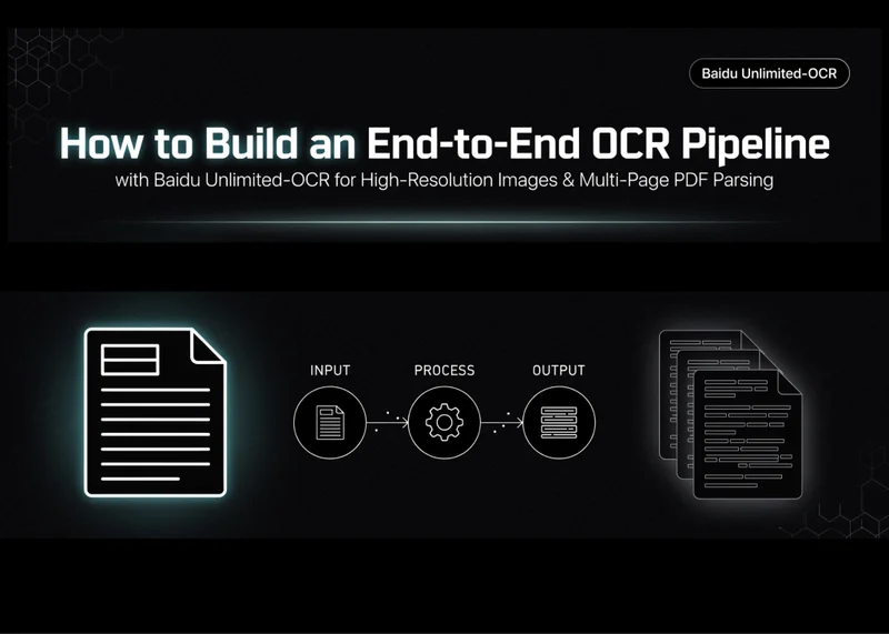 How to Build an End-to-End OCR Pipeline with Baidu’s Unlimited-OCR for High-Resolution Images and Multi-Page PDF Parsing