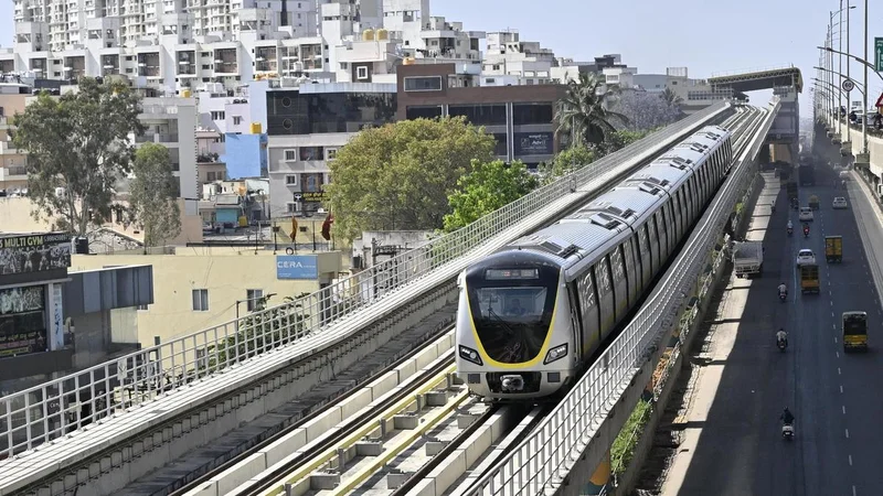 Passenger dies after jumping in front of Bengaluru metro train at Huskur Road Station; Yellow Line services hit for two hours