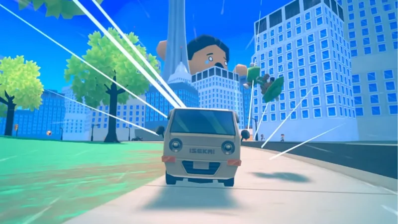 A Comedic Driving Game That Encourages Vehicular Manslaughter Is The First Isekai I Don’t Hate