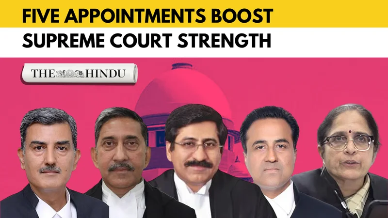 Supreme Court nears full strength with 5 new judges