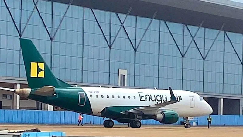 Enugu Air aircraft veers off runway