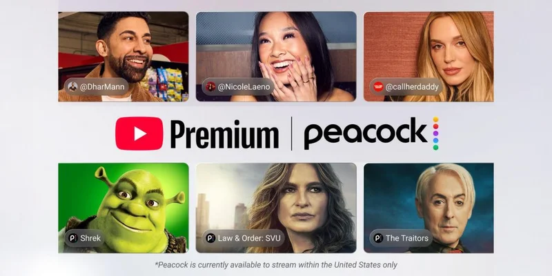YouTube Premium subscribers are getting Peacock for free in ‘the coming months’