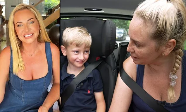 Josie Gibson reveals her son Reggie's father is back in his life after years of estrangement and says they're 'trying to work out their relationship'