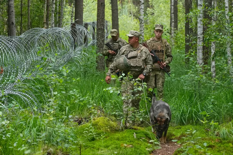 Ukraine is still fortifying its border with Belarus years after Russia invaded from there