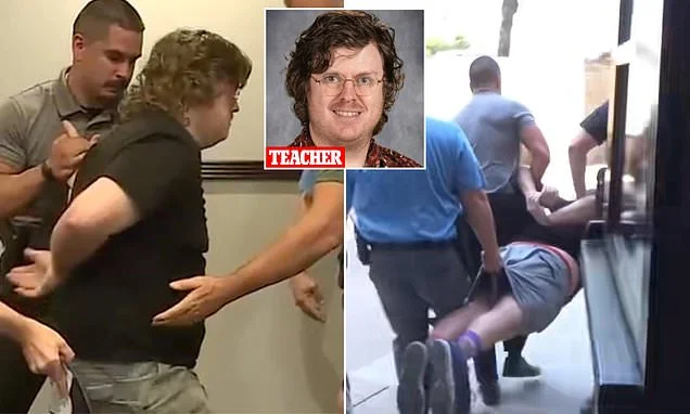 Midwest teacher, 37, is arrested for CLAPPING at public meeting about data centers