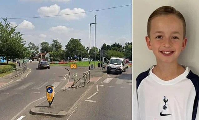 Parents whose 'beloved' son, 11, was hit and killed by lorry on 'dangerous' roundabout zebra crossing launch campaign to install traffic lights