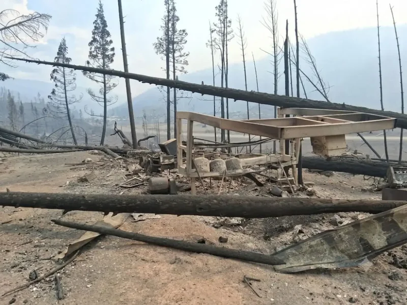 Clinton, B.C., wildfire leaves devastation in its wake
