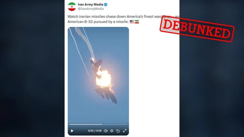 No, this video does not show Iran downing a US B-52 bomber