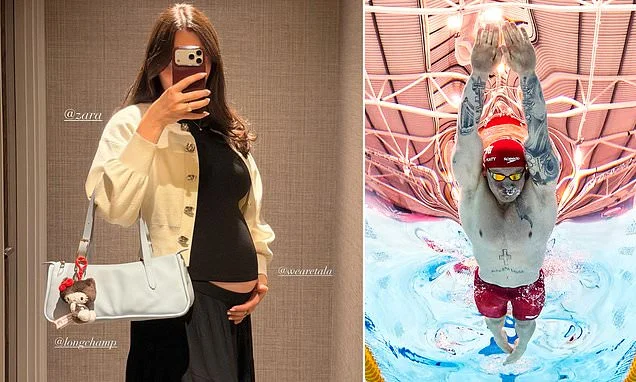 Pregnant Holly Ramsay brands husband Adam 'so special' as she watches him go through to the semi-finals of the men's 100m breaststroke at the Commonwealth Games