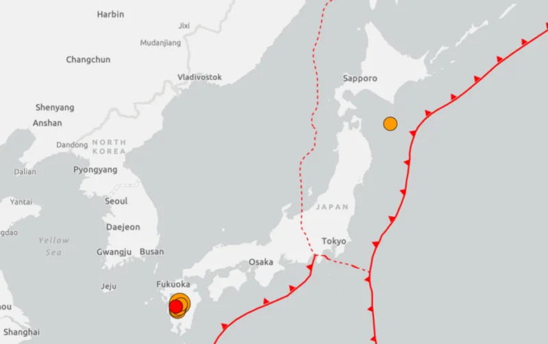 Earthquake in Japan triggers mall collapse in Kumamoto