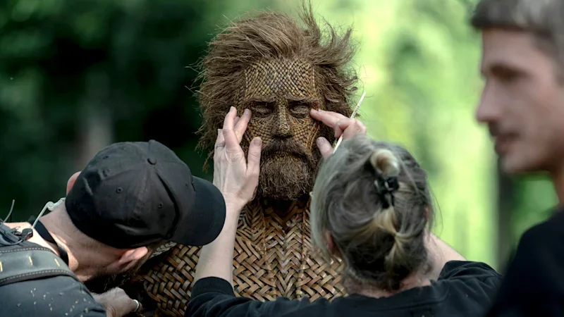 Total basket case: How Alexander Skarsgard became the perfect husband in Wicker