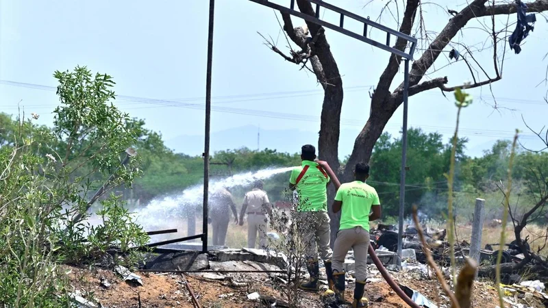 Two workers killed in explosion at illegal fireworks unit in Sivakasi