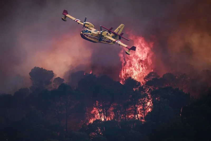 More than 20,000 evacuated as southern Europe ravaged by huge wildfires amid scorching 43C heatwave