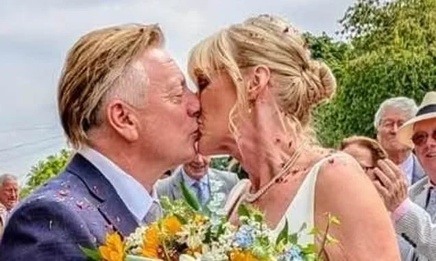 Coronation Street's Sean Wilson, 61, marries: Actor who played Martin Platt ties the knot with partner Carol in idyllic countryside wedding