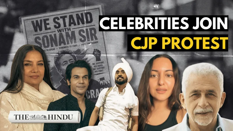 WATCH: CJP Protest gets backing from film stars, writers & musicians