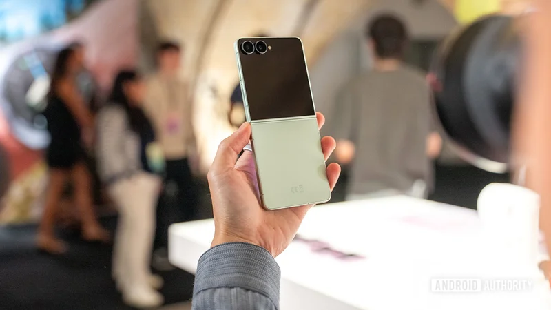 The $1,200 Galaxy Z Flip 8 has a plastic back