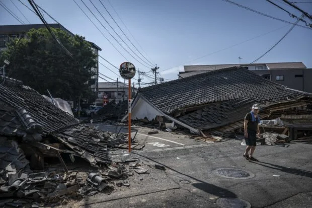 Japan earthquake:  Sniffer dogs search wrecked mall, 25 cats rescued