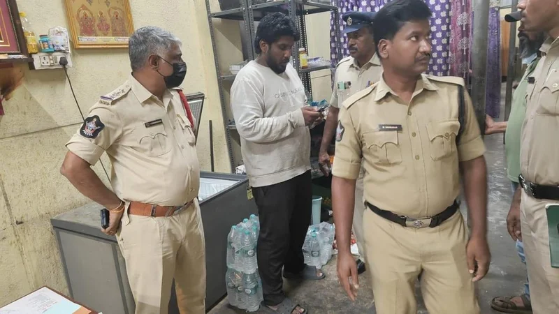 Police conduct surprise inspections at roadside dhabas across Chittoor district