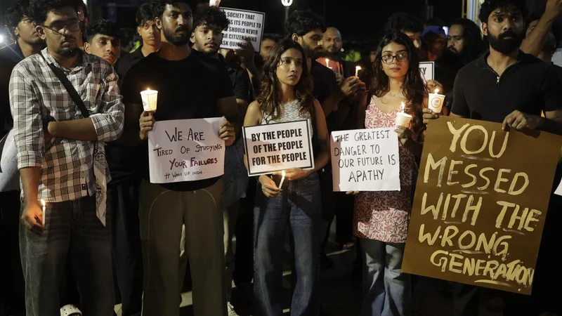 Kochi youth hold midnight vigil in solidarity with Jantar Mantar protests