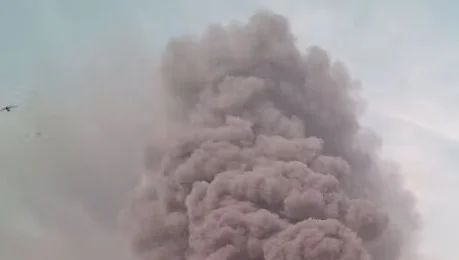 Russian strike hits logistics hub in Zaporizhzhia, sparks fire