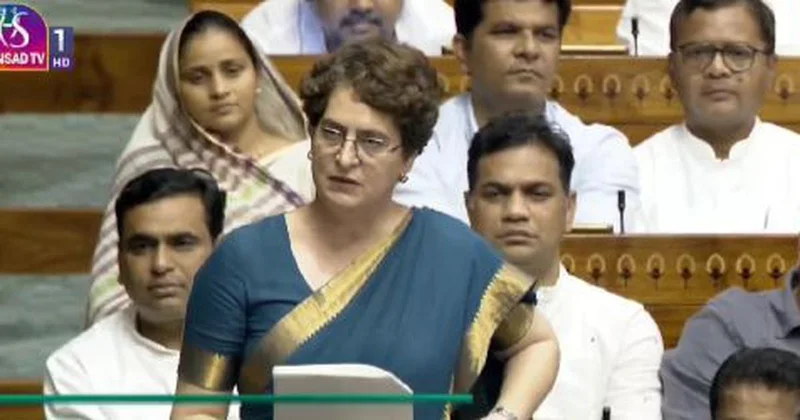 ‘Change heart, not camera angle’: Priyanka Gandhi criticises PM Modi on youth protest crackdown