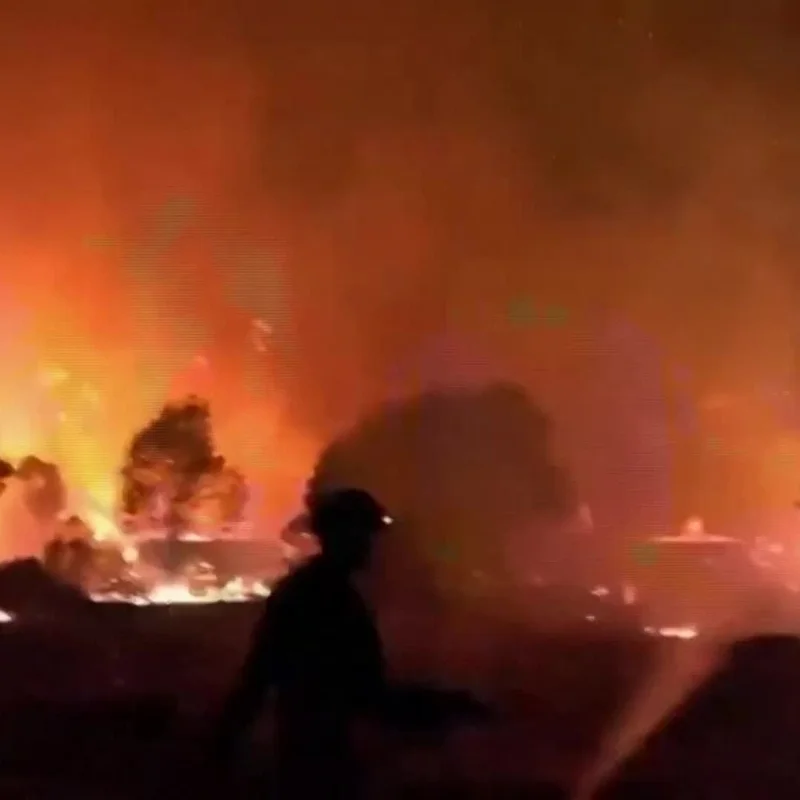 Wildfire Smoke Chokes Skies in Spain and France