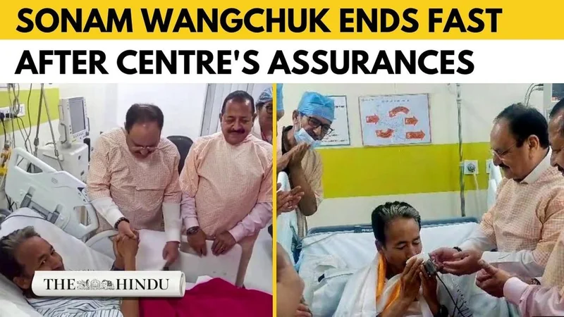 Watch: Sonam Wangchuk ends hunger strike; Centre to bring stricter NEET paper leak law