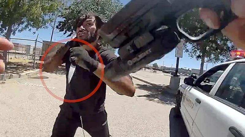 Bodycam shows Los Angeles County deputy stabbed seconds after arriving at knife attack
