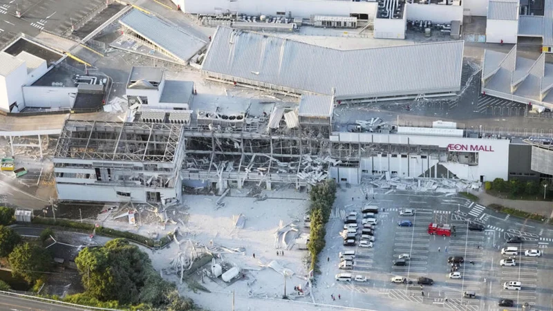 Multiple deaths in Japan mall collapse after 7.1-magnitude earthquake