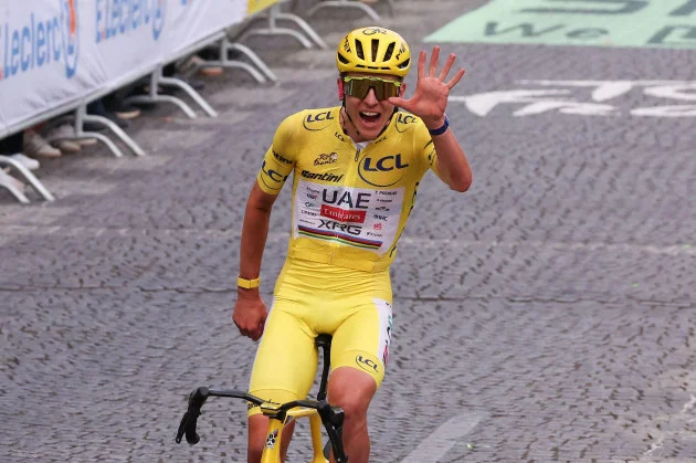 Pogacar clinches record-equalling fifth Tour de France title