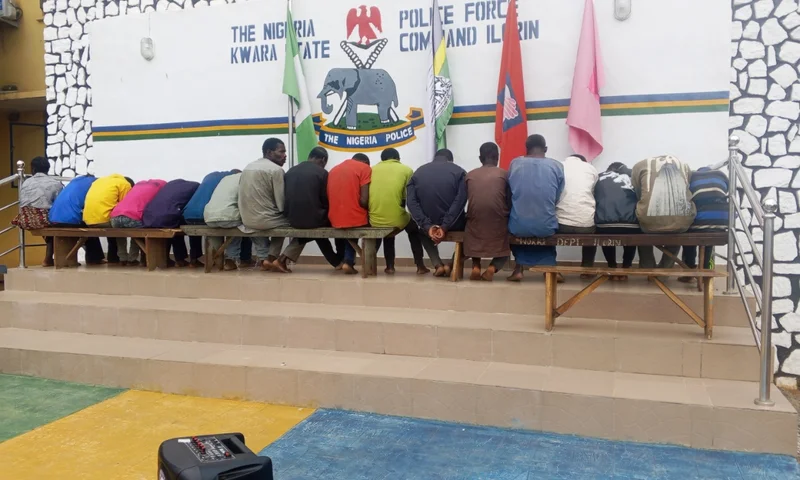Kwara: Sixteen suspects in police custody for various alleged crimes